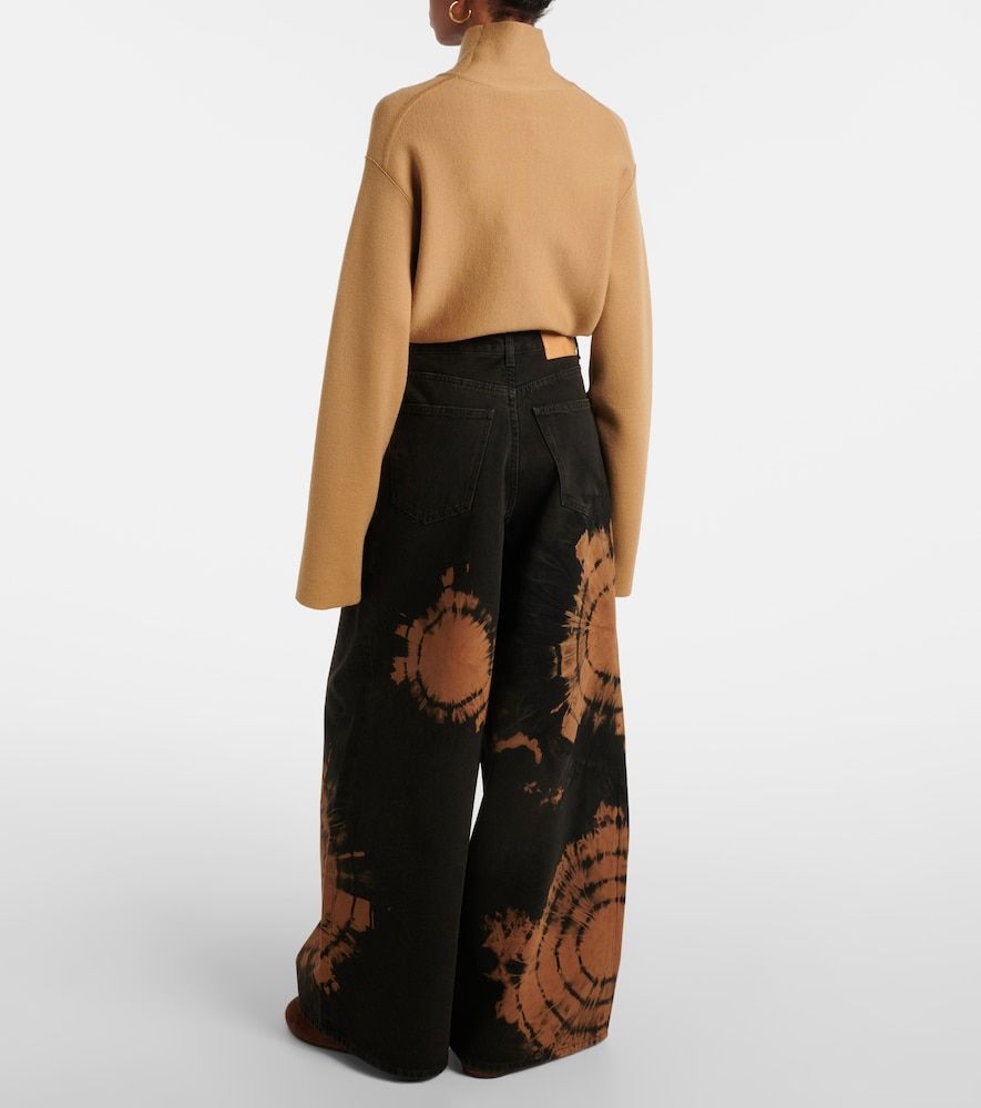 Pantalones anchos de algodón estampados - Alanui - Modalova