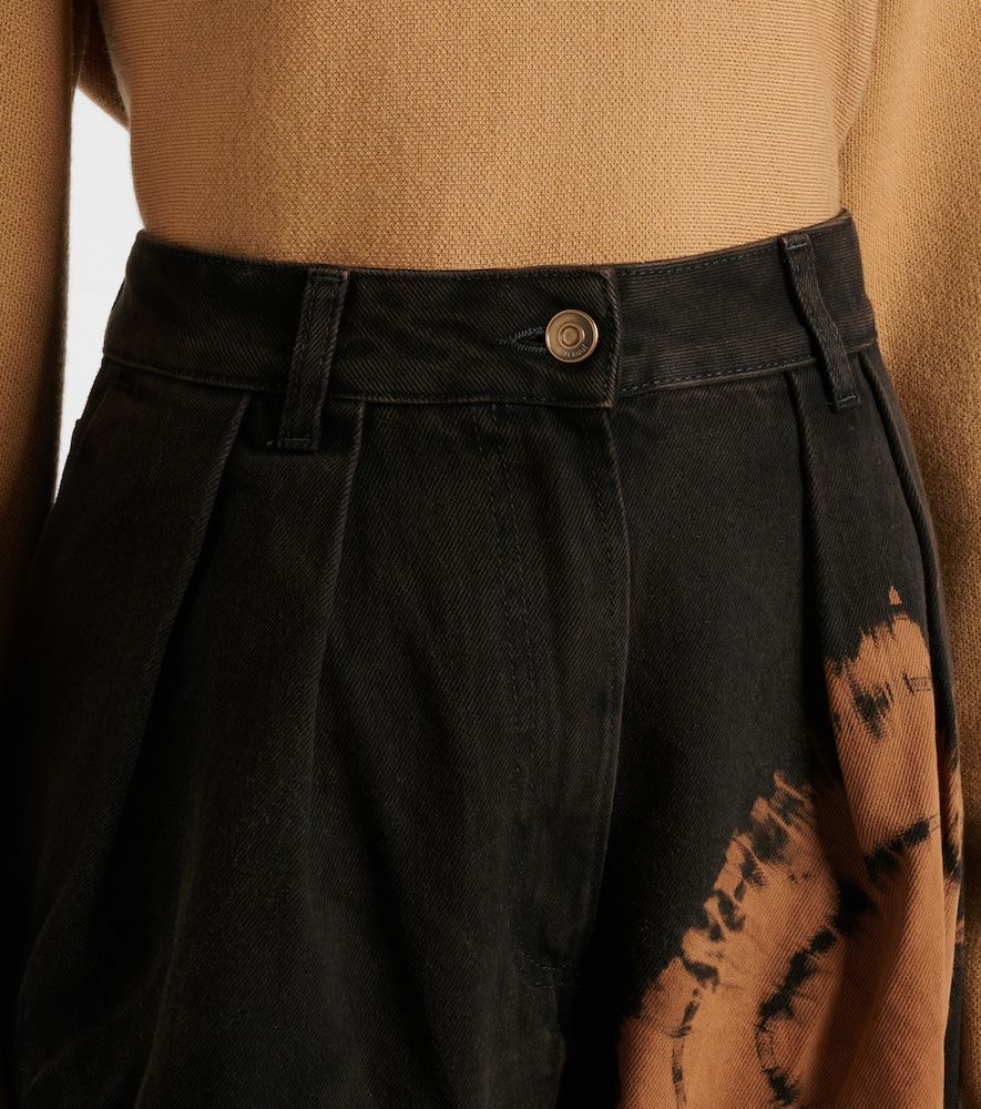 Pantalones anchos de algodón estampados - Alanui - Modalova