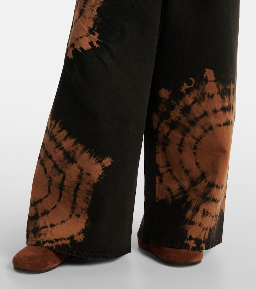 Pantalones anchos de algodón estampados - Alanui - Modalova