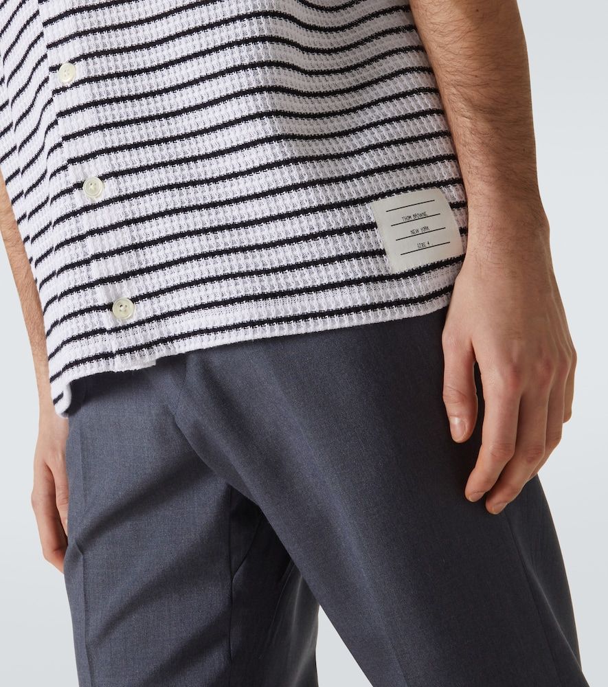 Thom Browne Polo in cotone a righe - Thom Browne - Modalova