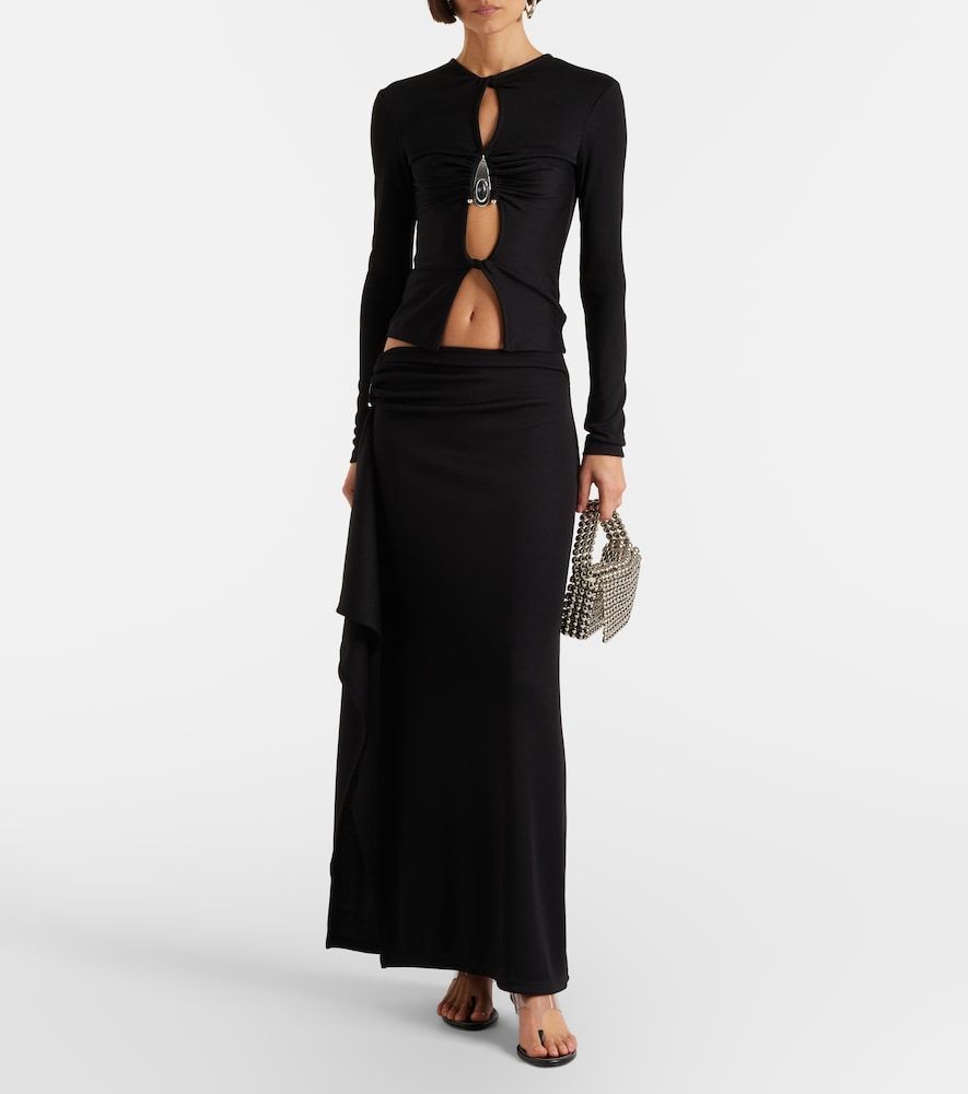 Top in maglia a coste con cut-out - Christopher Esber - Modalova