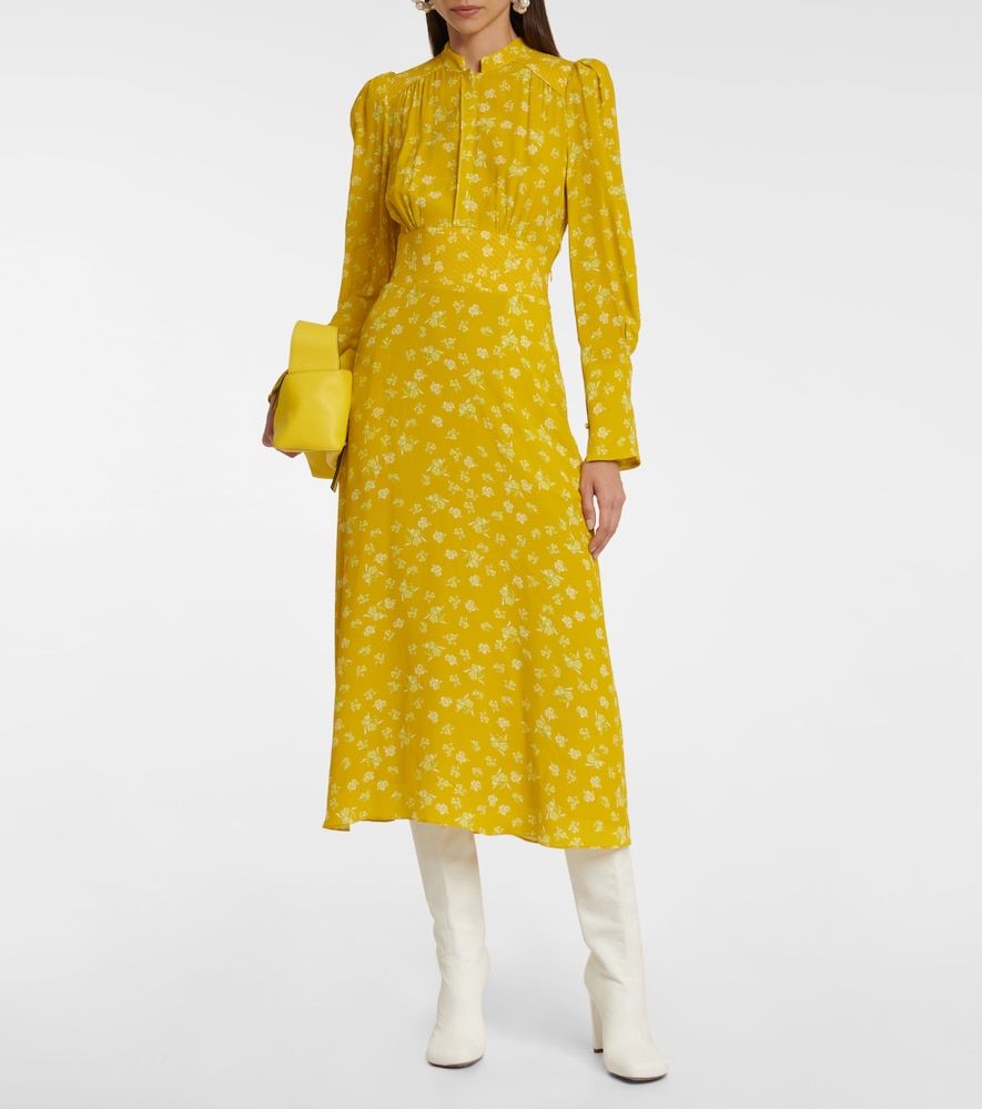 Vestido midi Eccentric Floral - Dorothee Schumacher - Modalova
