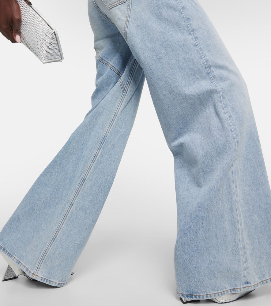 Jeans a gamba larga con cut-out - Area - Modalova