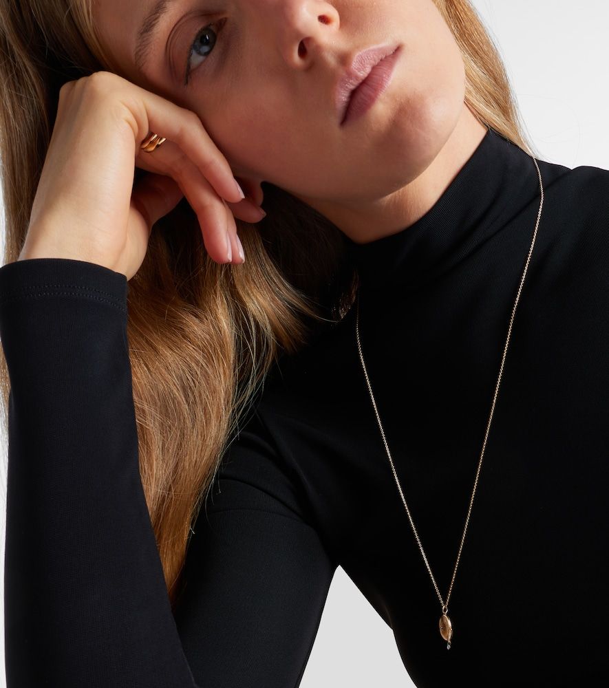 Persée Collar con colgante de oro de 9 ct con diamantes - Persee - Modalova