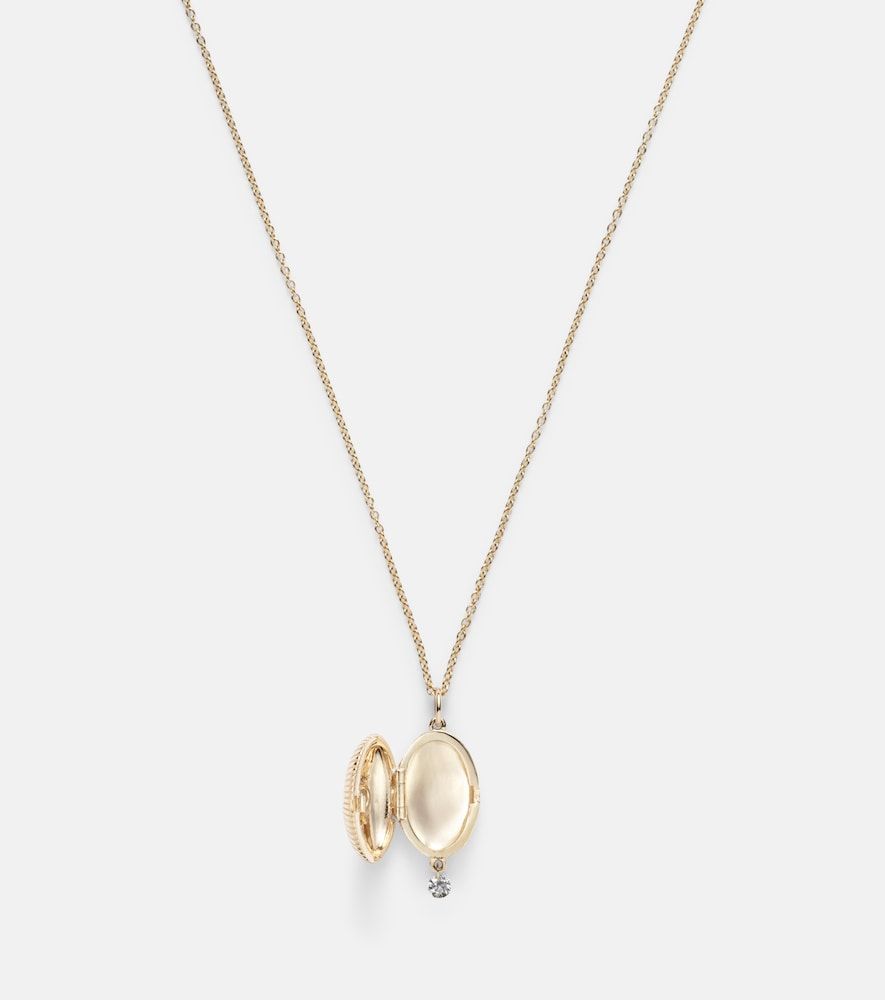 Persée Collar con colgante de oro de 9 ct con diamantes - Persee - Modalova