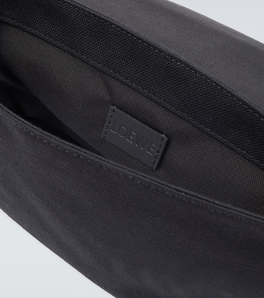 Bolso cruzado Flex Mini de lona y ante - Loewe - Modalova