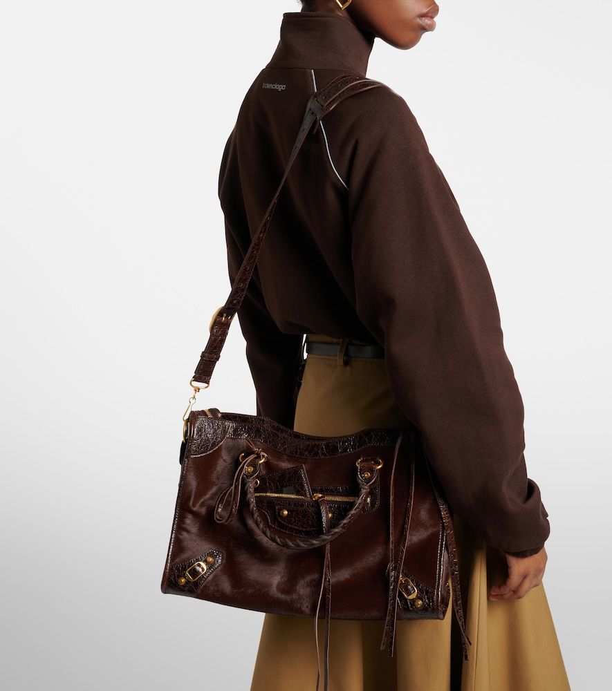 Bolso Le City Medium de pelo de becerro - Balenciaga - Modalova