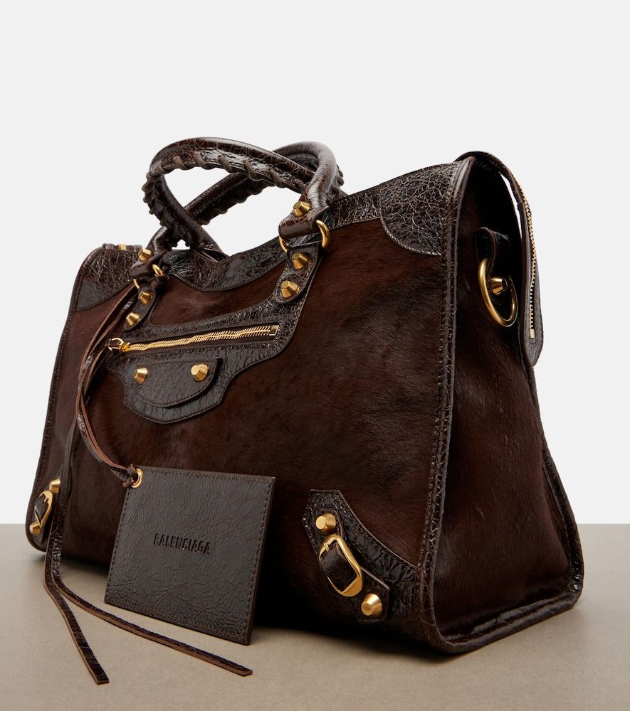 Bolso Le City Medium de pelo de becerro - Balenciaga - Modalova