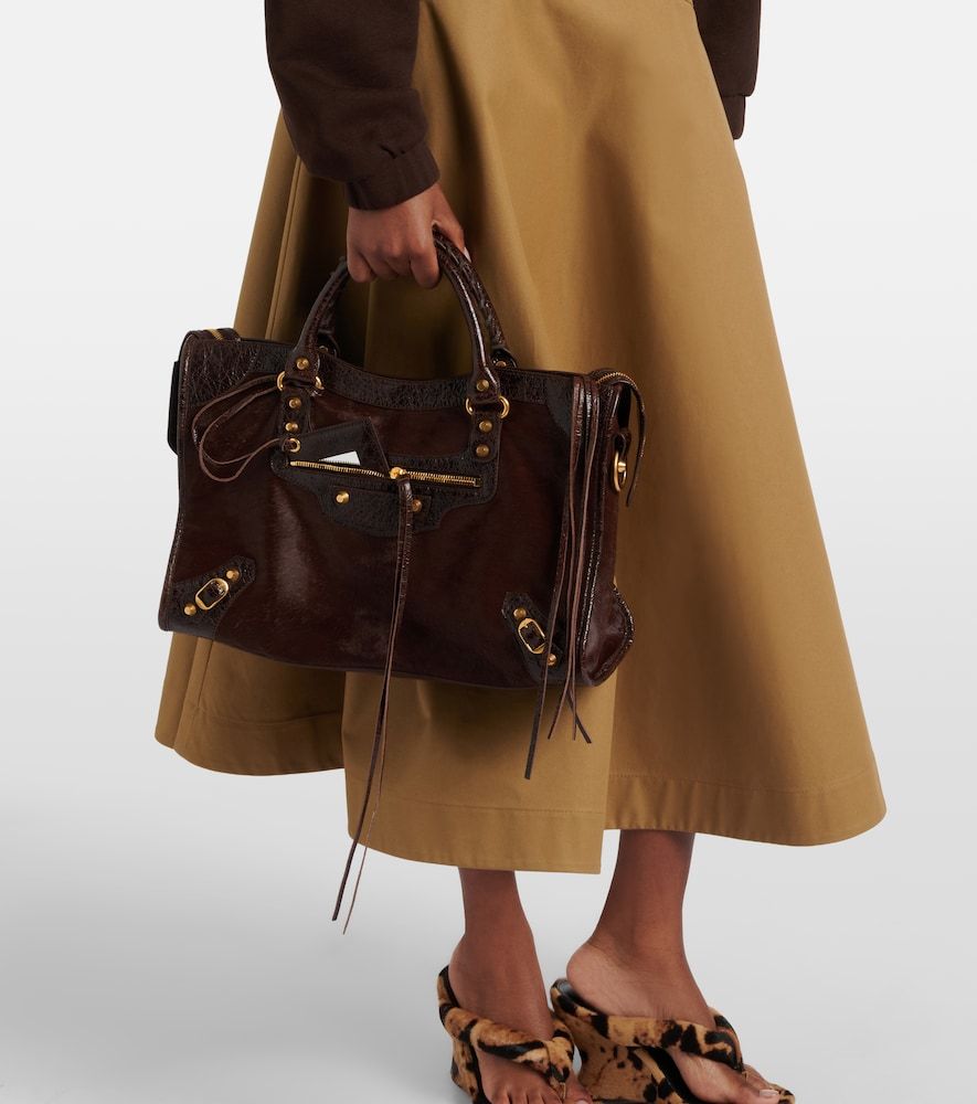 Bolso Le City Medium de pelo de becerro - Balenciaga - Modalova