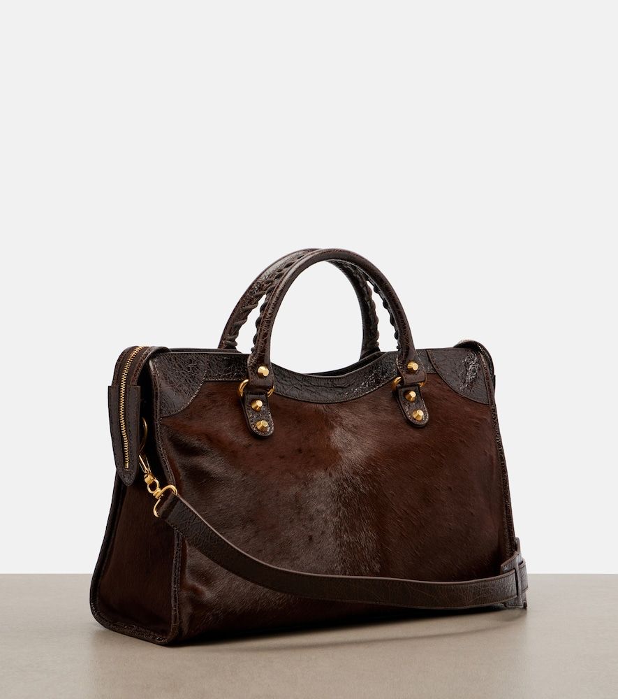 Bolso Le City Medium de pelo de becerro - Balenciaga - Modalova