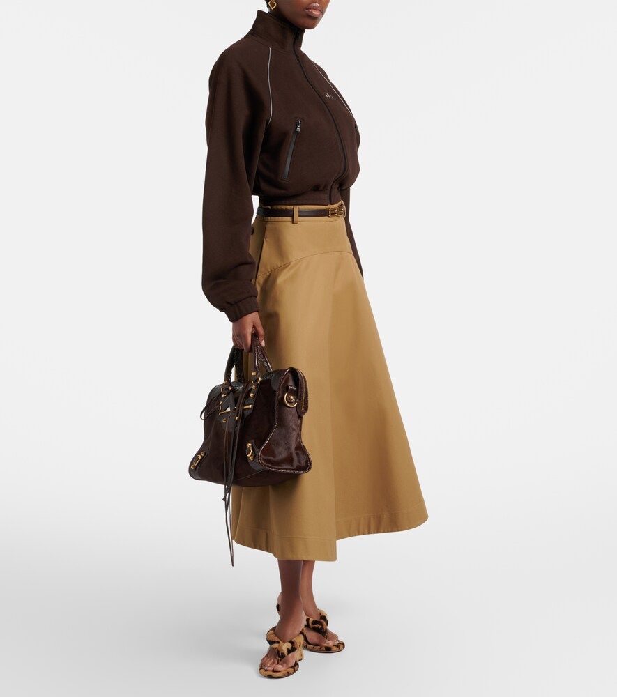 Le City Medium calf hair top-handle bag - Balenciaga - Modalova