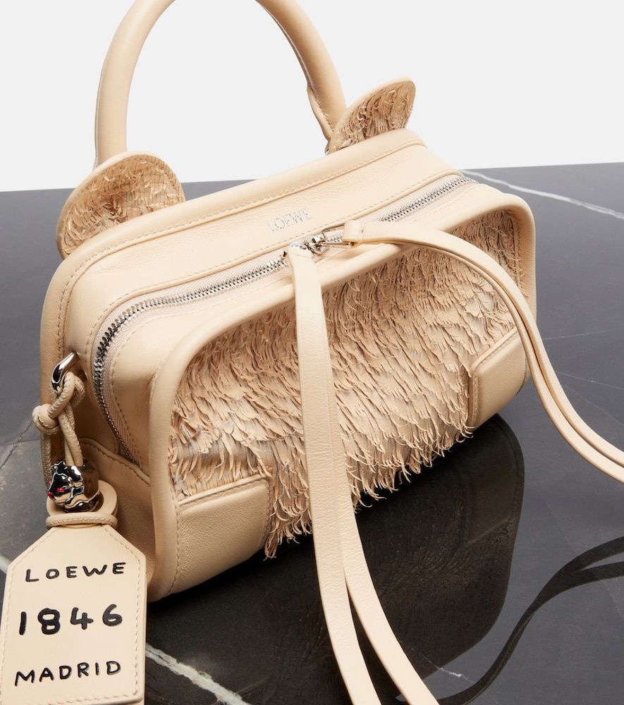 Bolso Amazona 180 Lion Fringed Cut Mini - Loewe - Modalova
