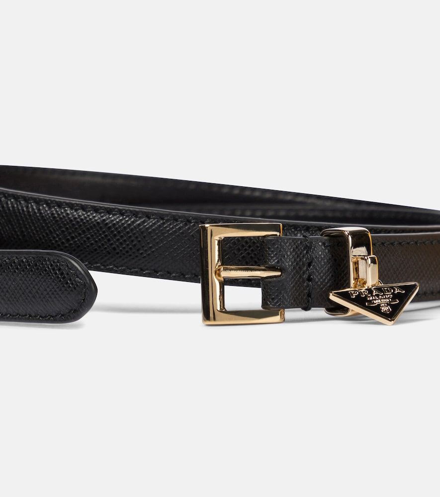 Prada Cintura in pelle Saffiano - Prada - Modalova