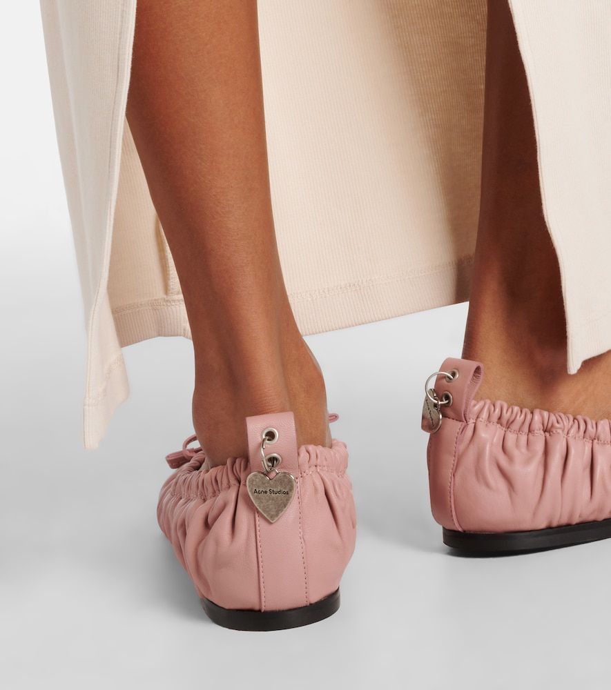 Bailarinas de piel con lazo - Acne Studios - Modalova