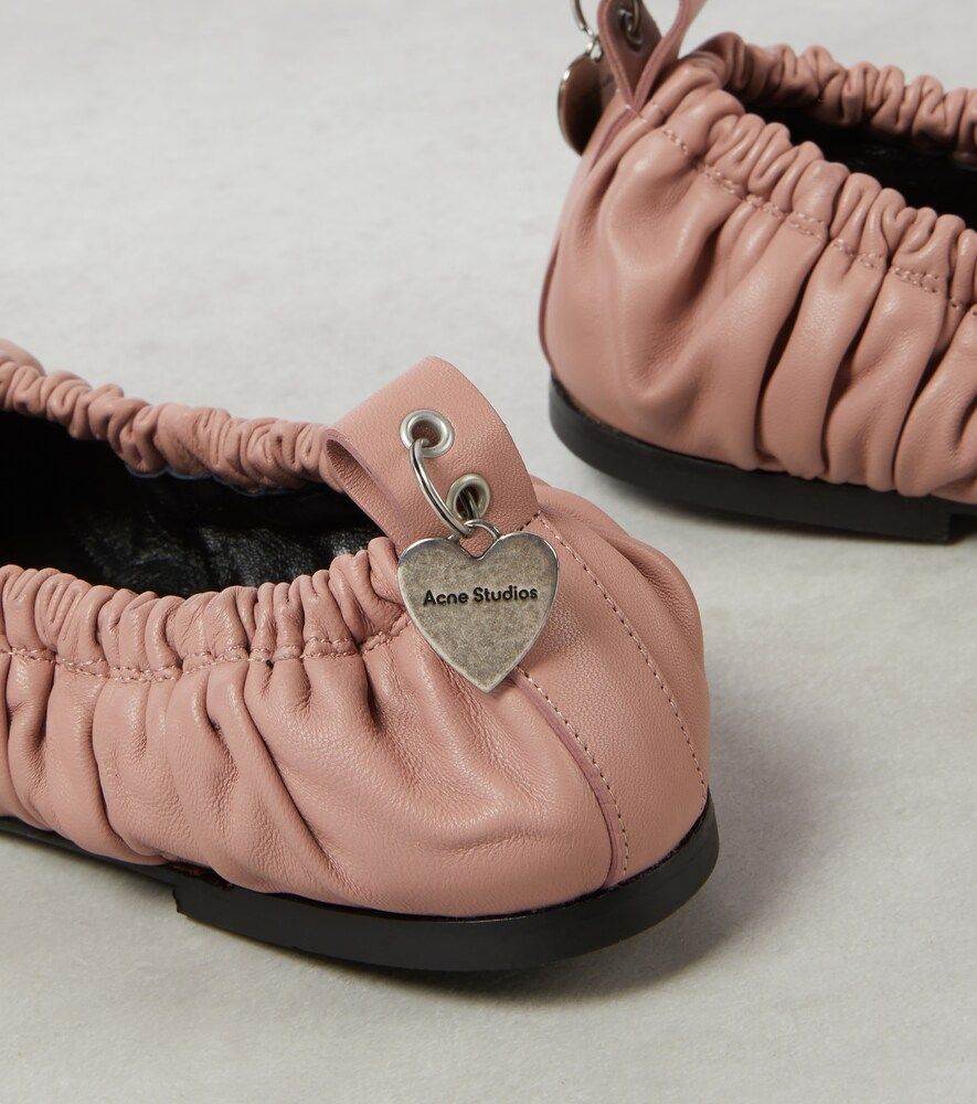 Bailarinas de piel con lazo - Acne Studios - Modalova