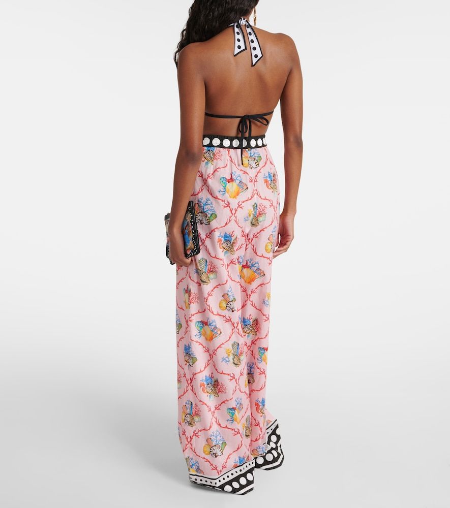 Capri printed cotton palazzo pants - Dolce&Gabbana - Modalova