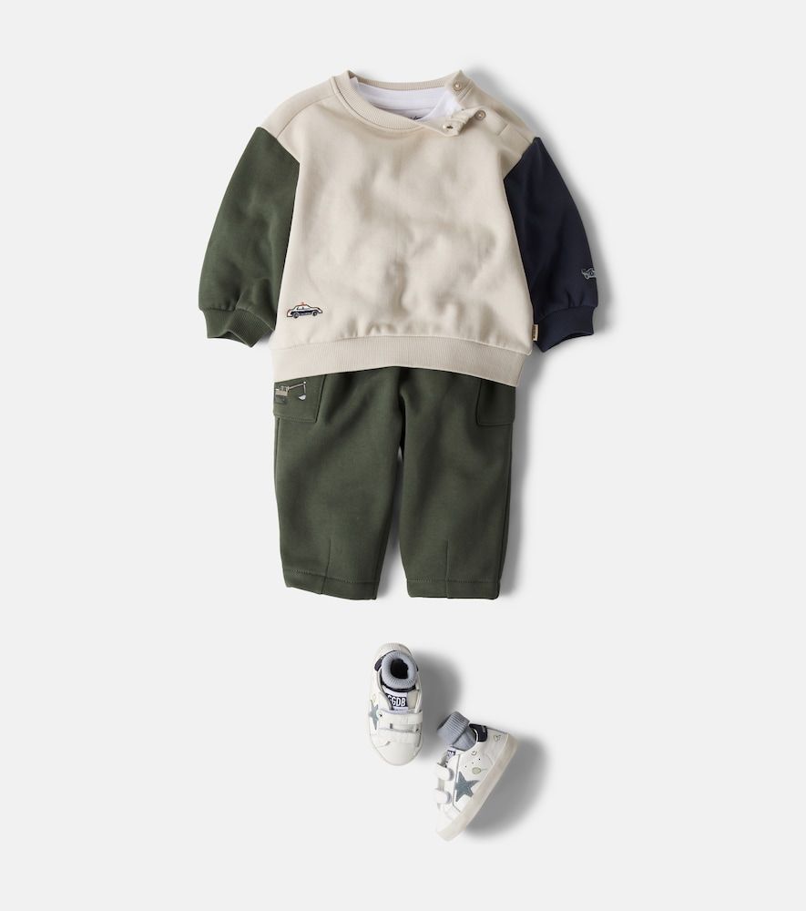 Bebé - set Elliot de sudadera y pantalónes de chándal de algodón - Wheat - Modalova