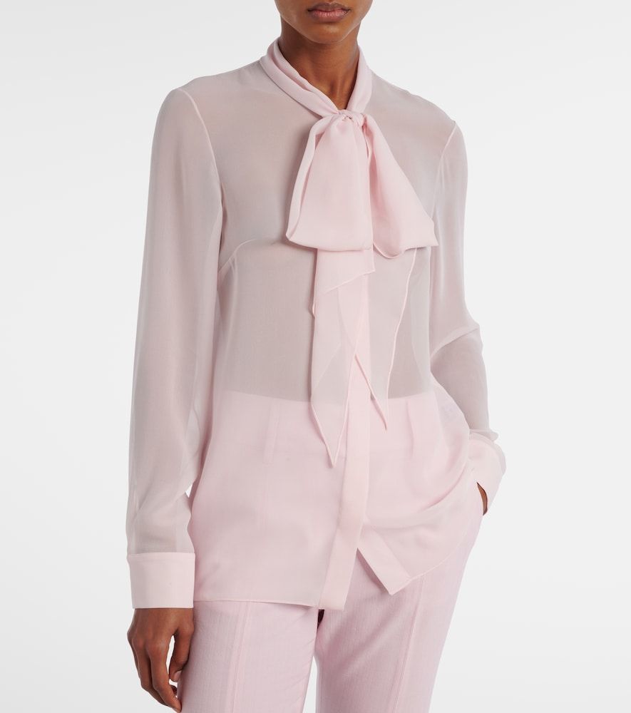 Shildon tie-neck silk blouse - Gabriela Hearst - Modalova