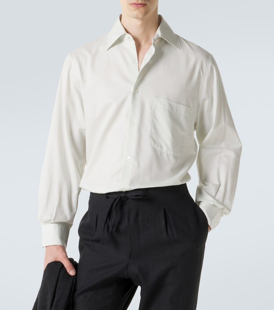 Stòffa Camicia in cotone e seta - Stoffa - Modalova
