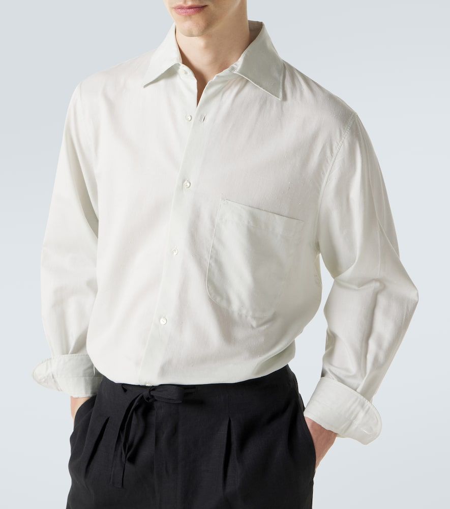 Stòffa Camicia in cotone e seta - Stoffa - Modalova