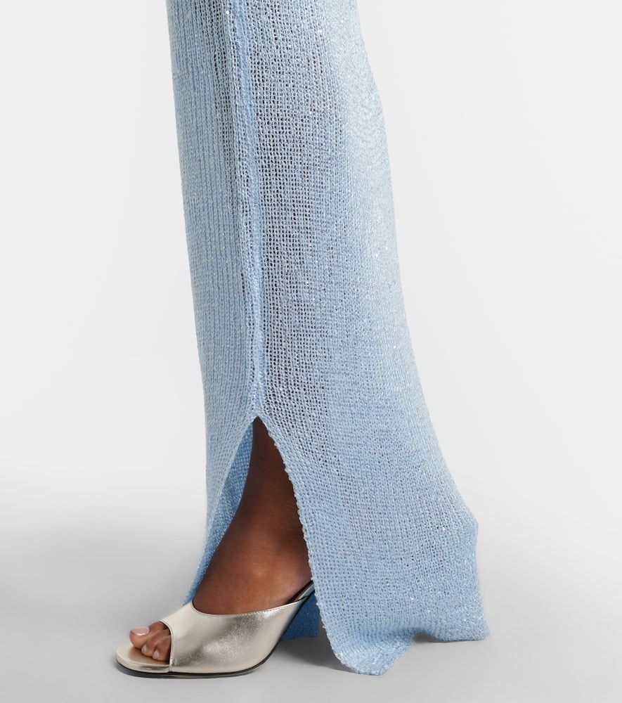 Alma sequined knitted maxi skirt - Bananhot - Modalova