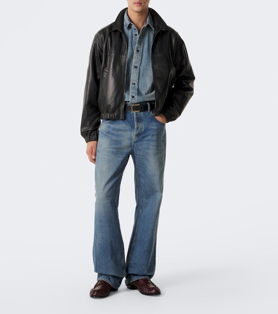 Jeans regular a vita media - Saint Laurent - Modalova