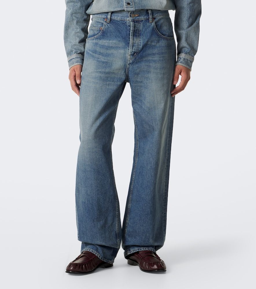 Jeans regular a vita media - Saint Laurent - Modalova