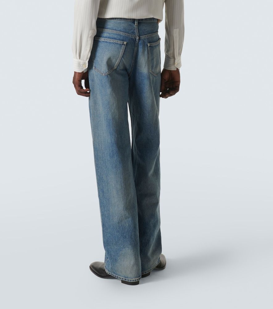 Jeans regular a vita media - Saint Laurent - Modalova