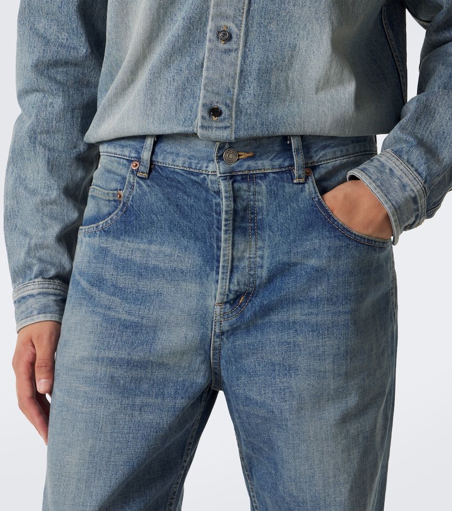 Jeans regular a vita media - Saint Laurent - Modalova