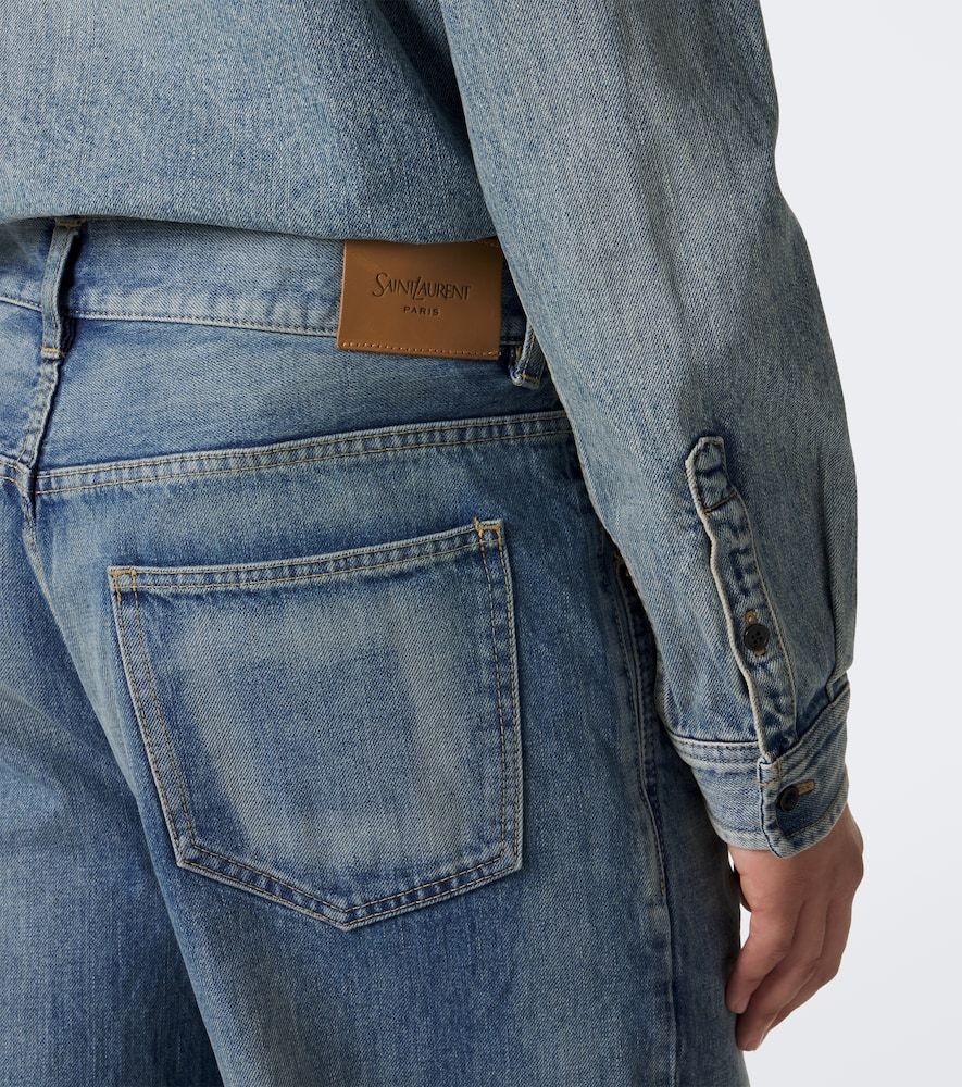 Jeans regular a vita media - Saint Laurent - Modalova