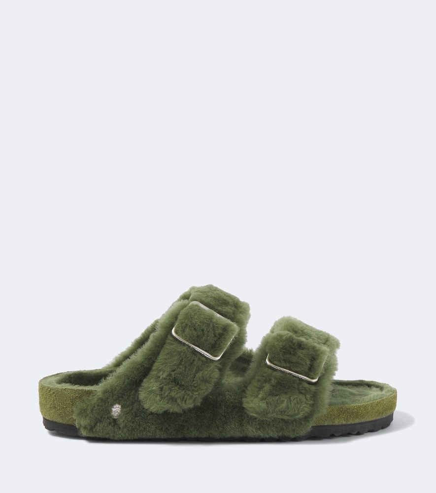 Arizona 1774 shearling-lined suede sandals - Birkenstock 1774 - Modalova