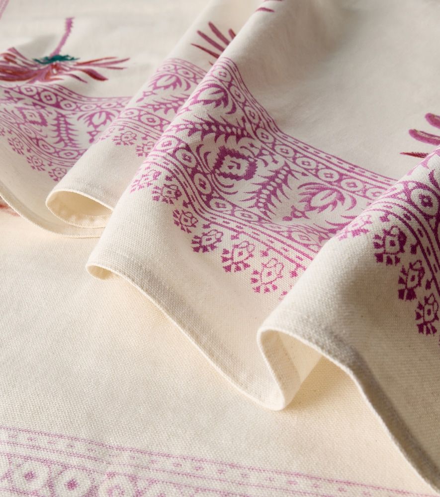 Tovaglia in cotone con stampa - Les-Ottomans - Modalova