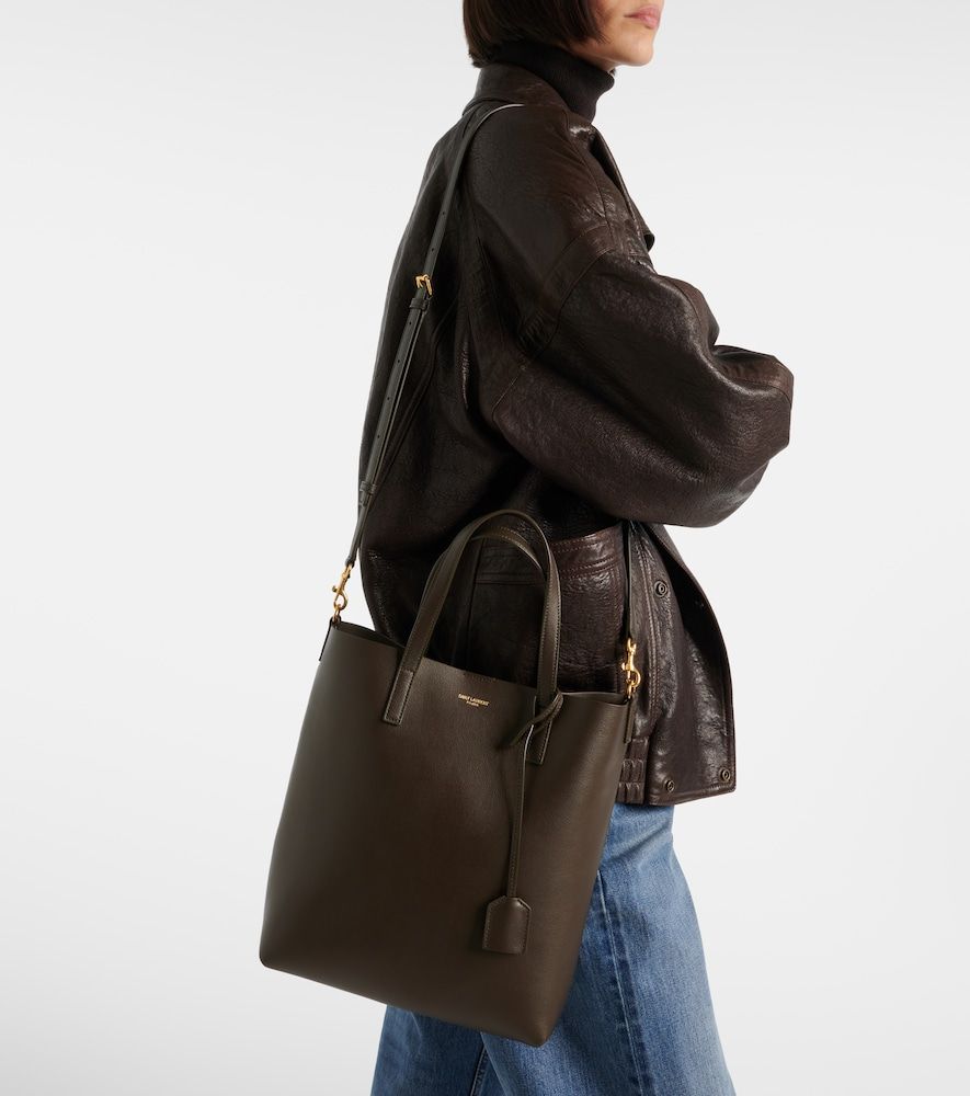 Tote Toy Shopping N/S de piel - Saint Laurent - Modalova