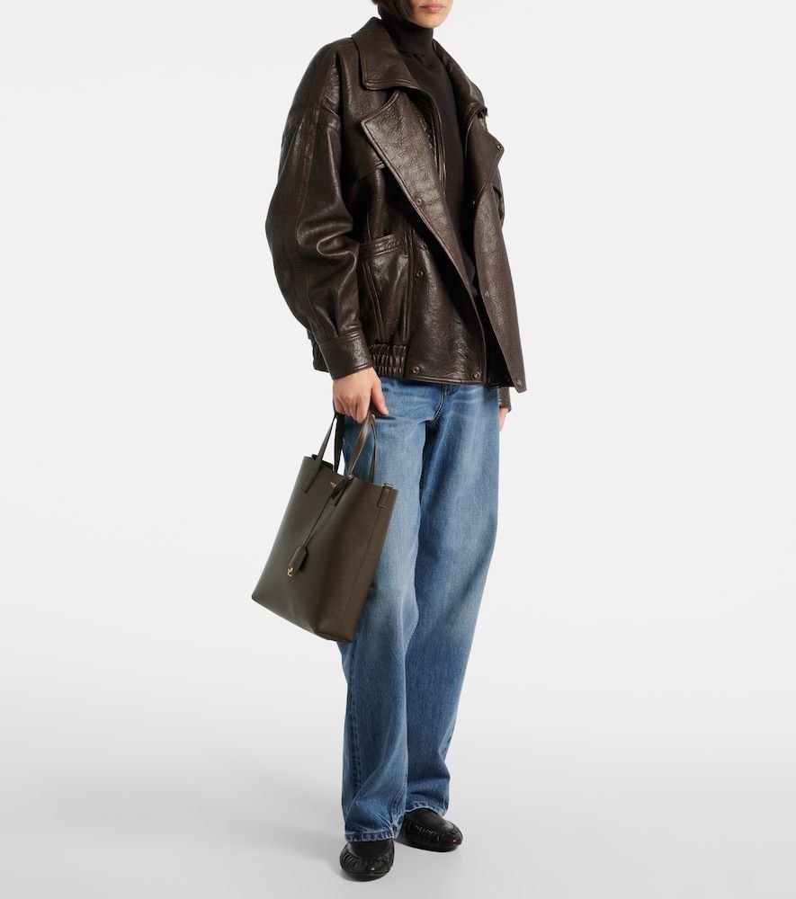 Tote Toy Shopping N/S de piel - Saint Laurent - Modalova