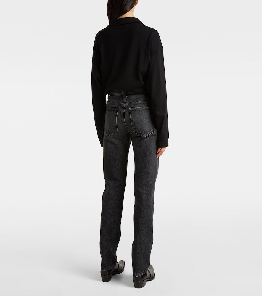 Jeans regular Farley a vita media - Khaite - Modalova
