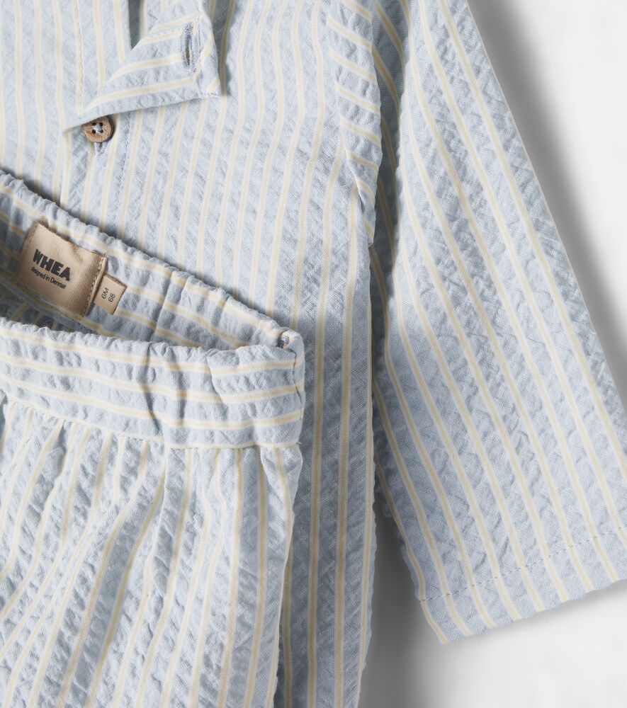 Bebé - set de camisa Shelby y pantalones Henry de algodón - Wheat - Modalova