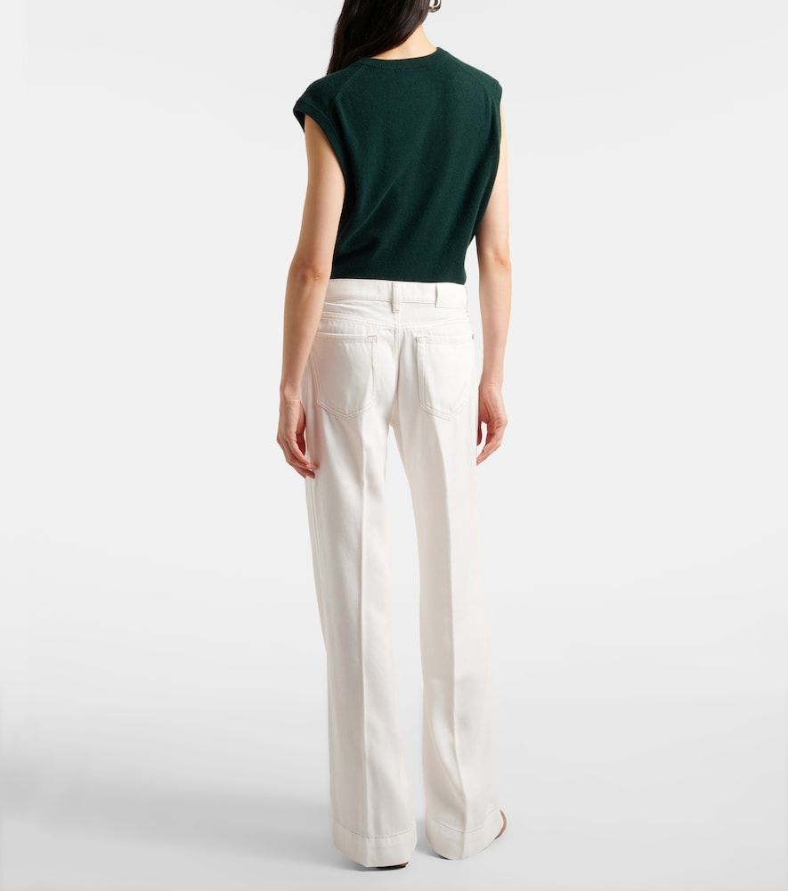 Jeans a gamba larga e vita media - 7 For All Mankind - Modalova