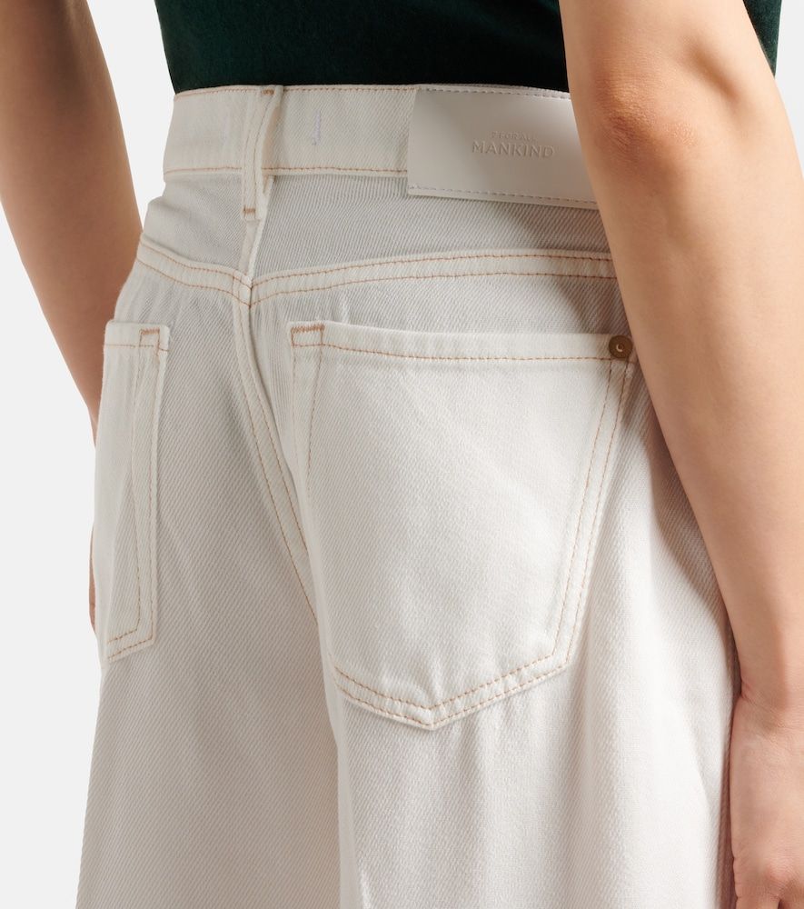 Jeans a gamba larga e vita media - 7 For All Mankind - Modalova