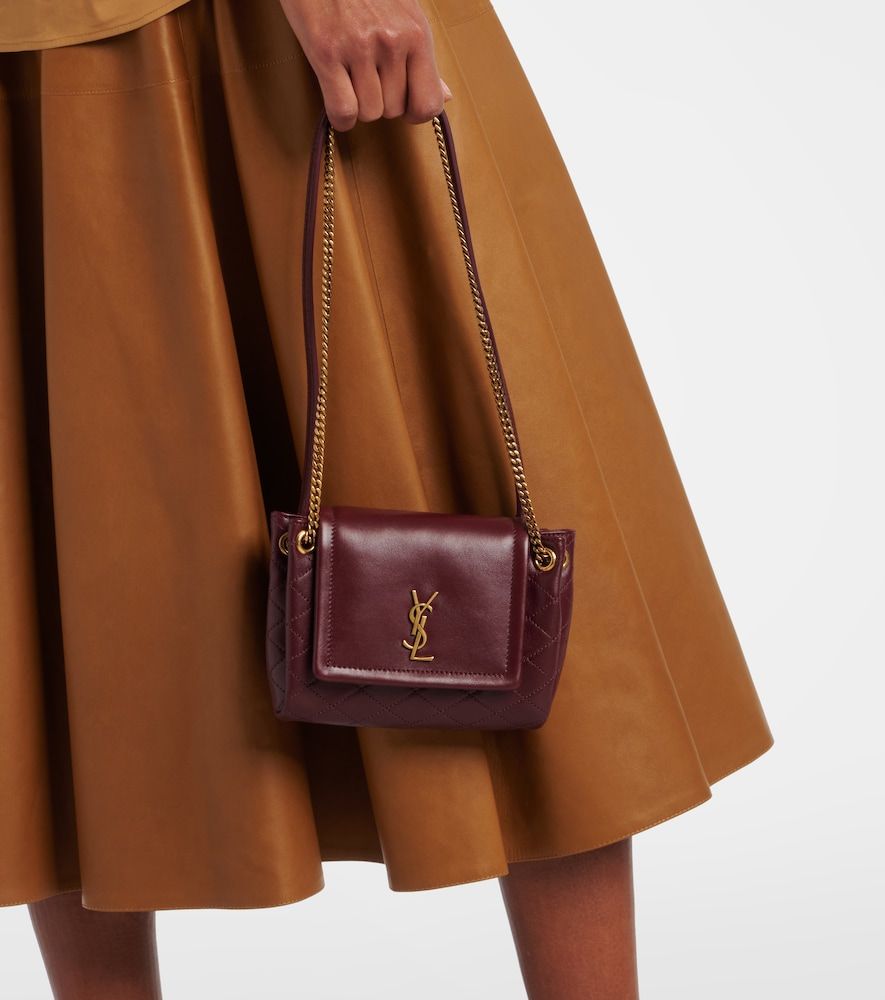 Nolita Mini leather crossbody bag - Saint Laurent - Modalova
