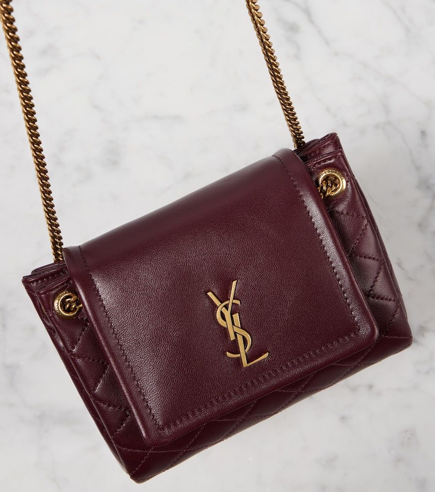 Nolita Mini leather crossbody bag - Saint Laurent - Modalova
