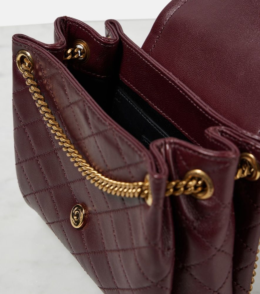Nolita Mini leather crossbody bag - Saint Laurent - Modalova