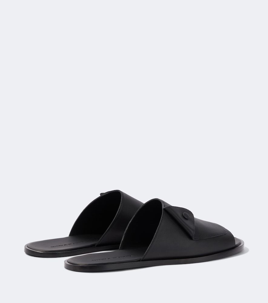 Slippers Lino aus Leder - Manolo Blahnik - Modalova