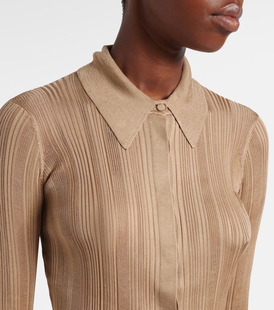 Camisa de punto Tamar de seda - Gabriela Hearst - Modalova