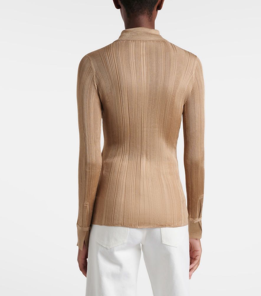 Camisa de punto Tamar de seda - Gabriela Hearst - Modalova