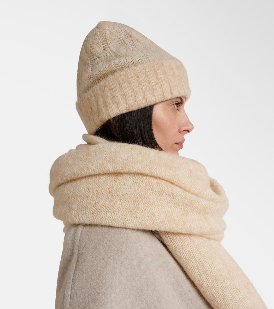 Berretto in mohair a trecce - Brunello Cucinelli - Modalova