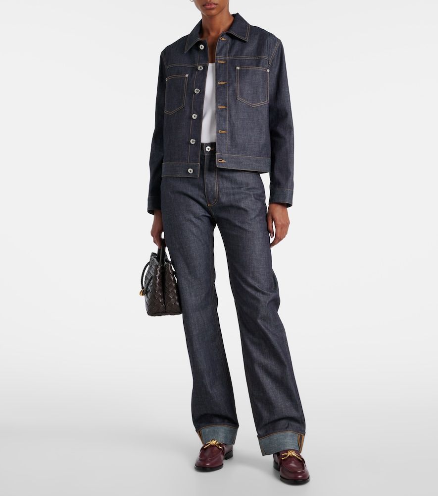 Jeans regular a vita media - Bottega Veneta - Modalova