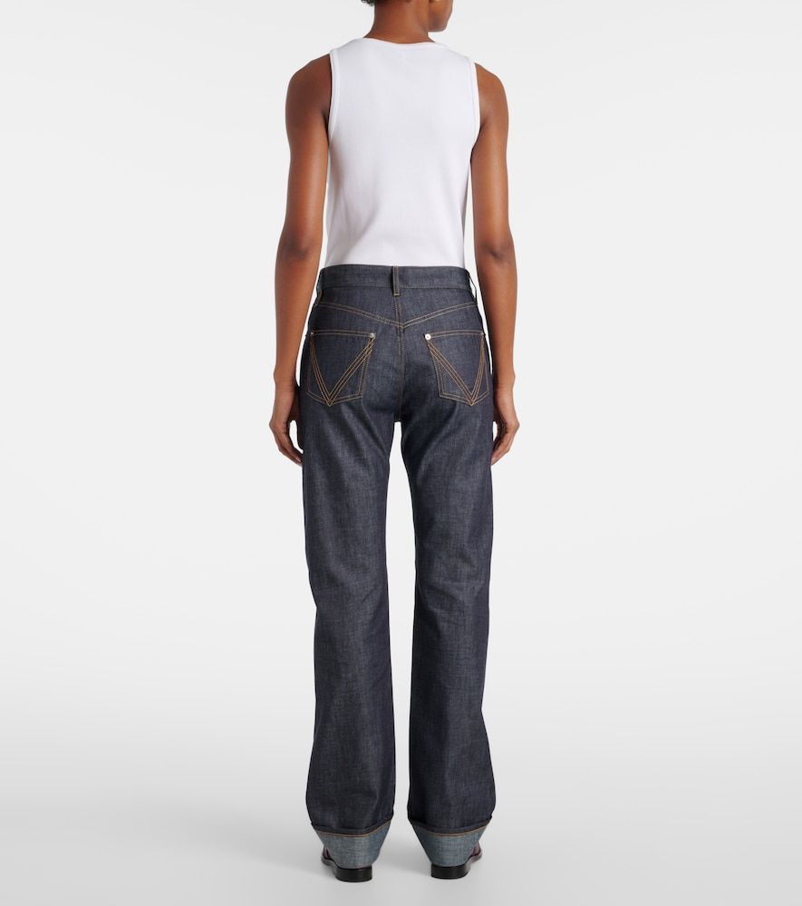 Jeans regular a vita media - Bottega Veneta - Modalova