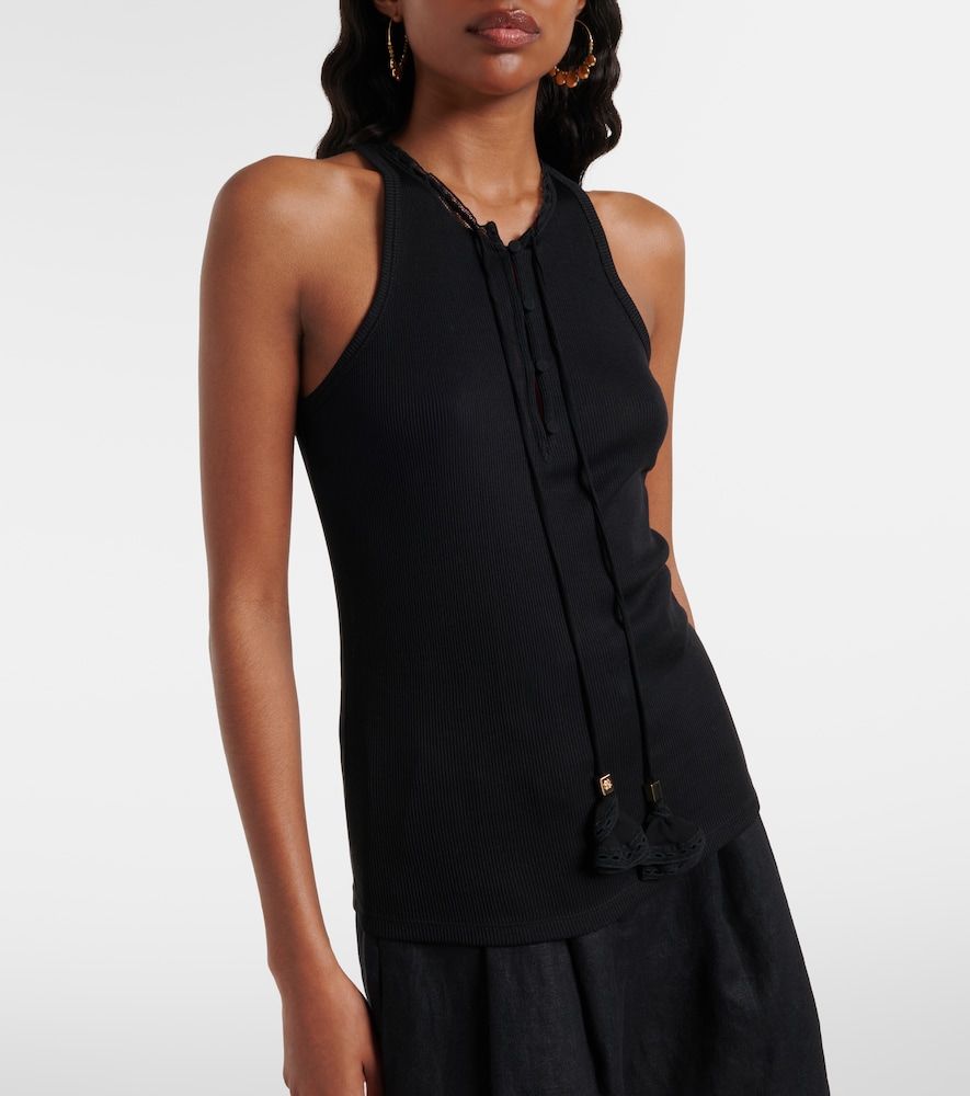 Top acanalado Pure Sleekness de algodón - Dorothee Schumacher - Modalova