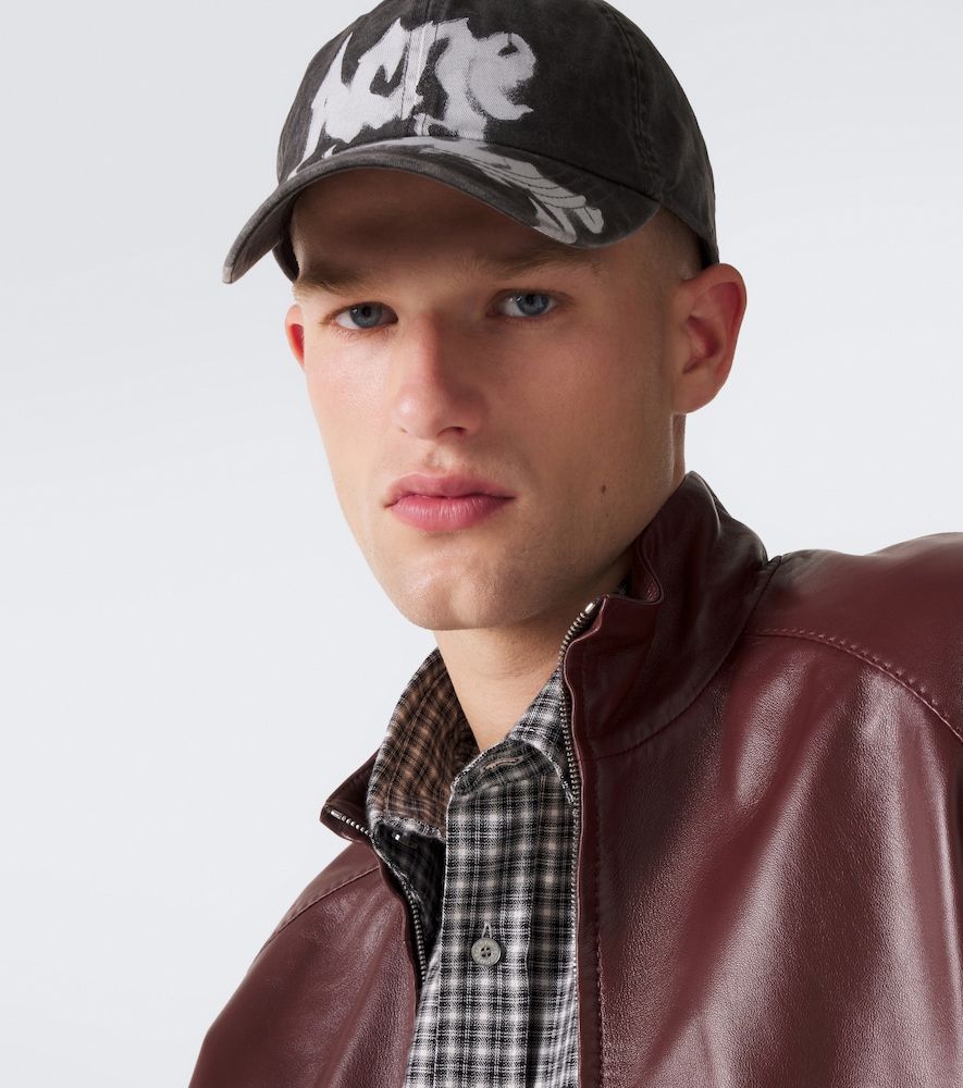 Logo cotton twill baseball cap - Acne Studios - Modalova