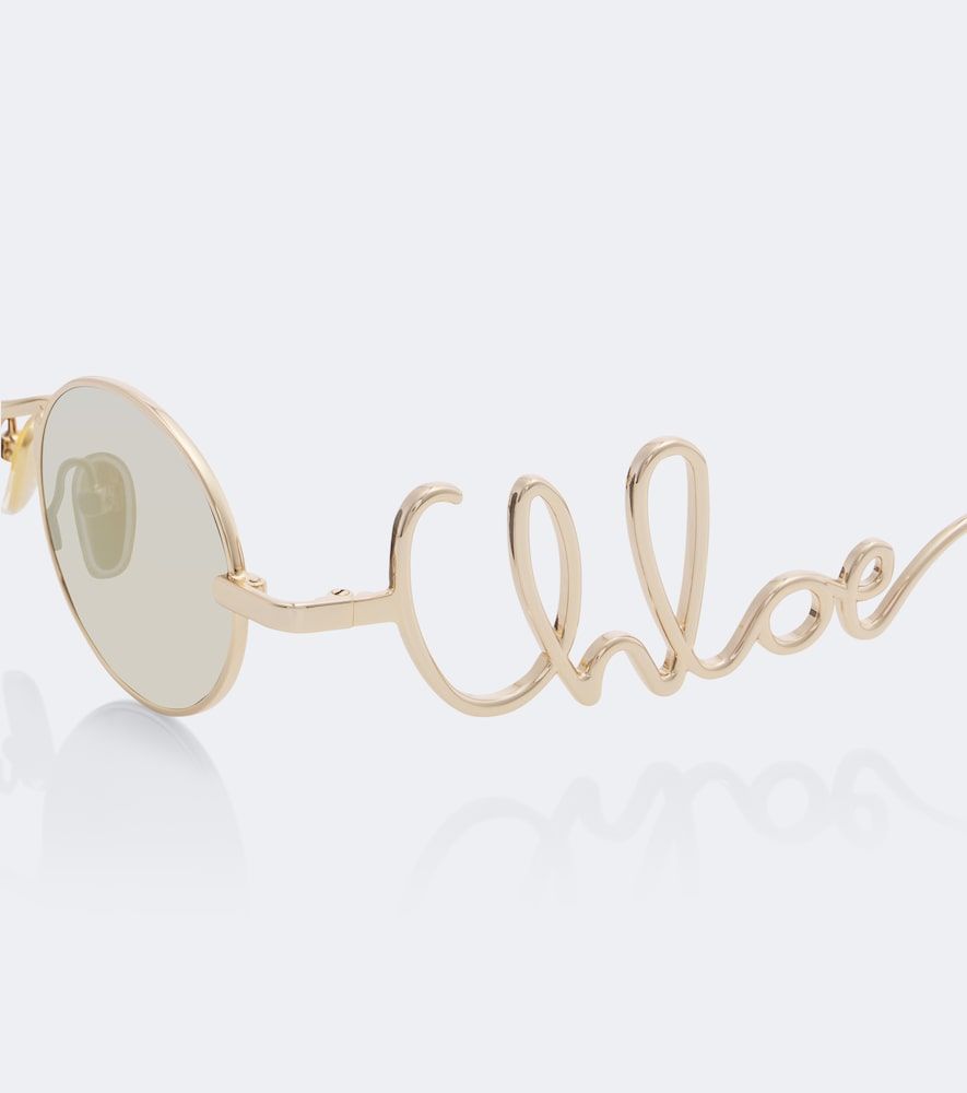 Chloé Runde Sonnenbrille - Chloe - Modalova